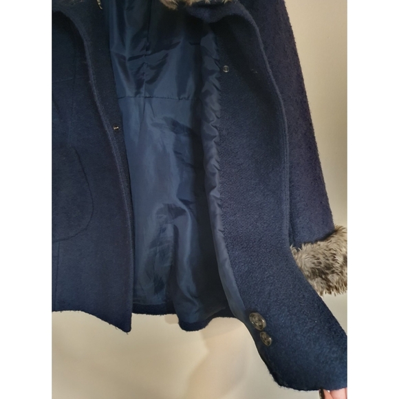 Apt.9  Double Breasted Winter Jacket, Oversized Pea Coat, Small - Picture 6 of 16